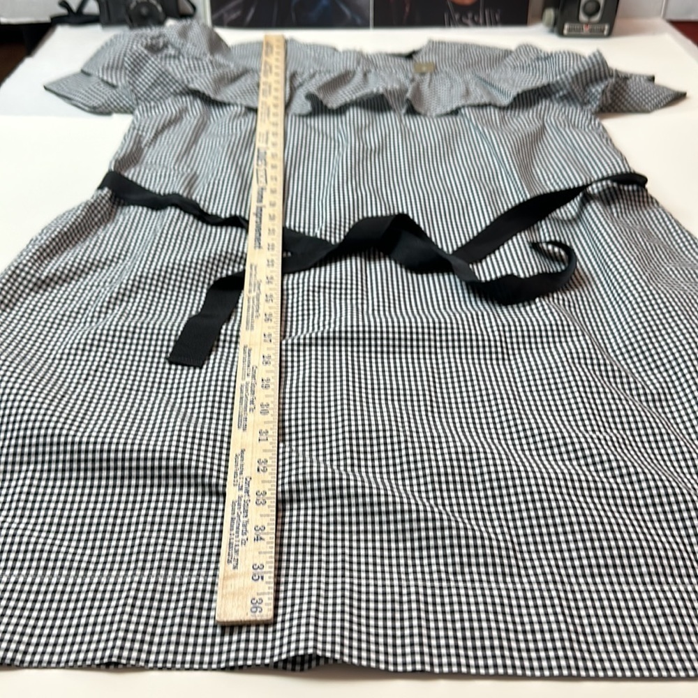 Gingham Cotton Dress | Cottagecore Prairie Ruffle Tie Waist · J.Crew - Picture 11 of 13